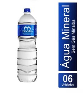 Água Minalba sem gás 1,5L