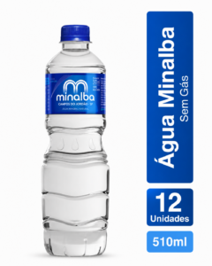 Água minalba sem gás 510ml